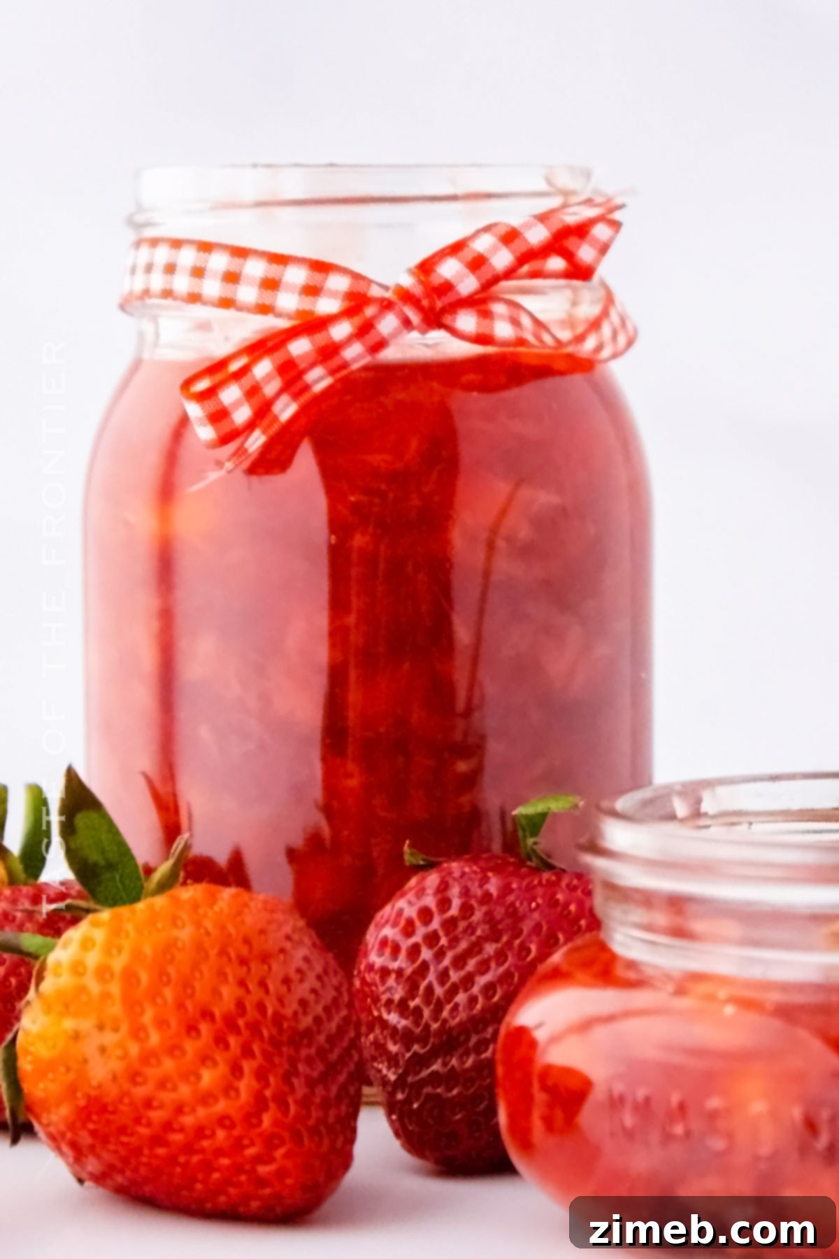Strawberry Jam in a Jar