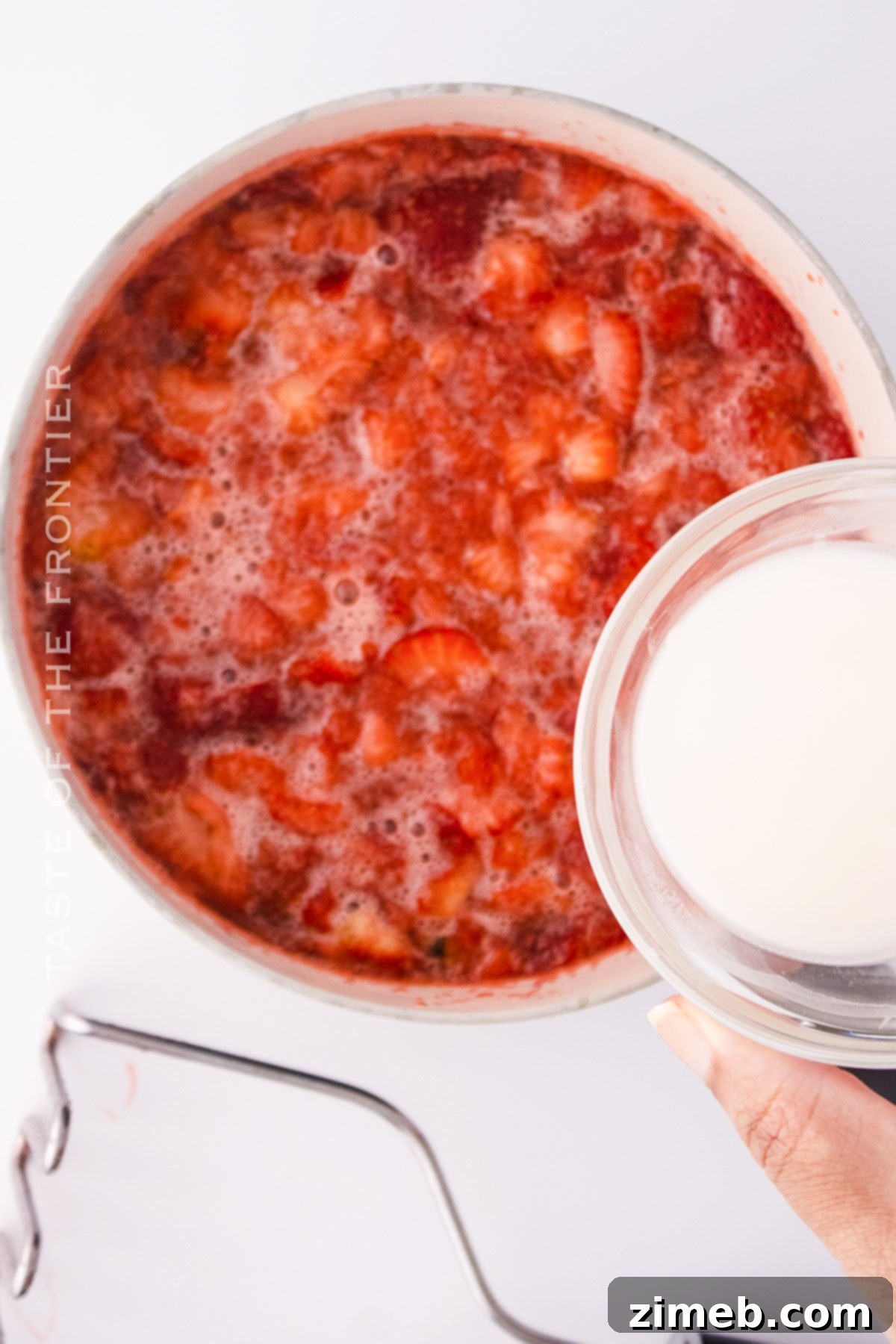 No Pectin Strawberry Jam with cornstarch
