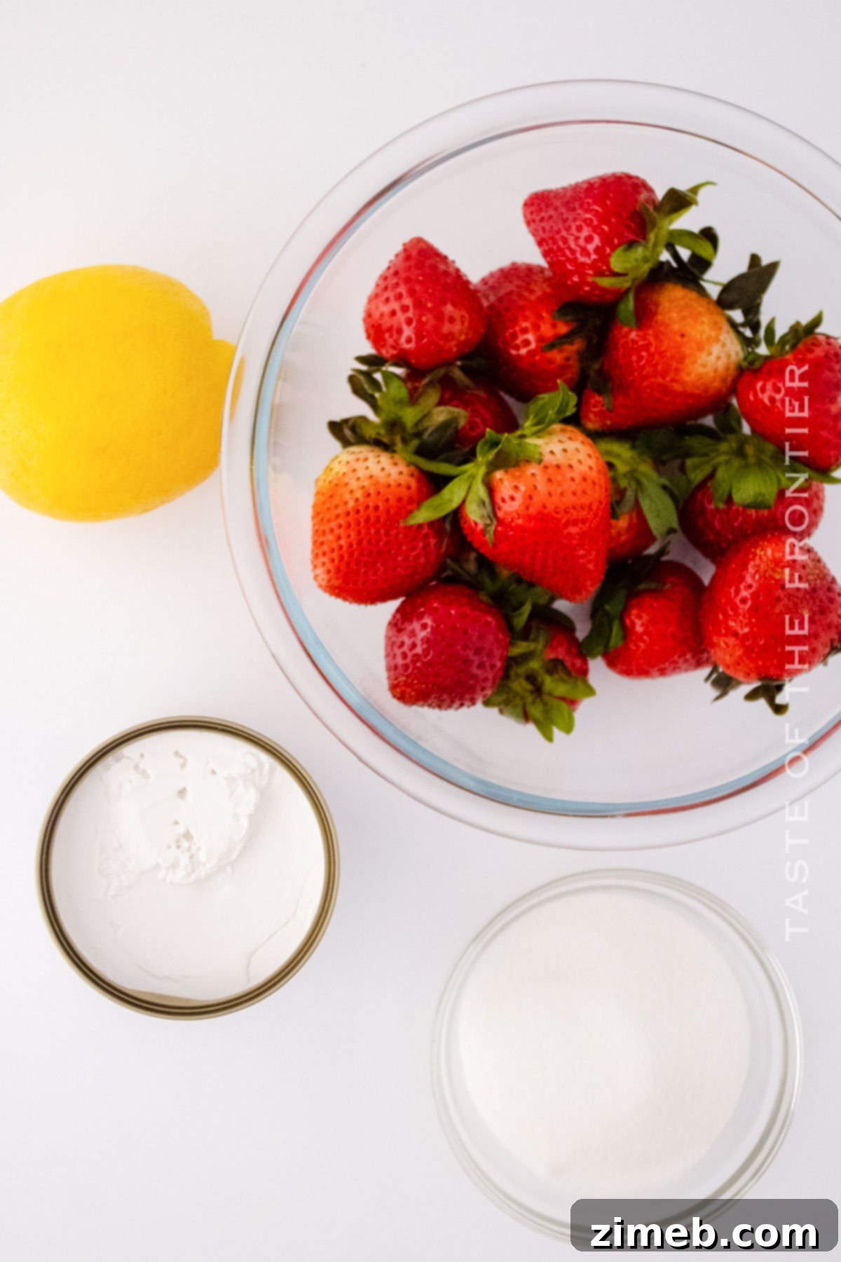 Creamy Vegan Strawberry Bliss 4 Dairy-Free Strawberry Ice Cream ingredients