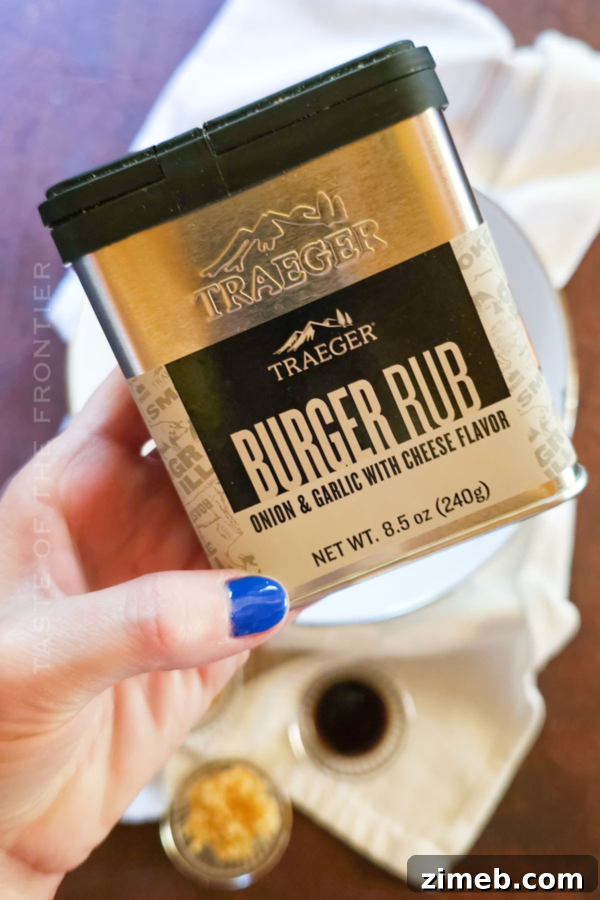 Burger rub seasoning for smoked burgers