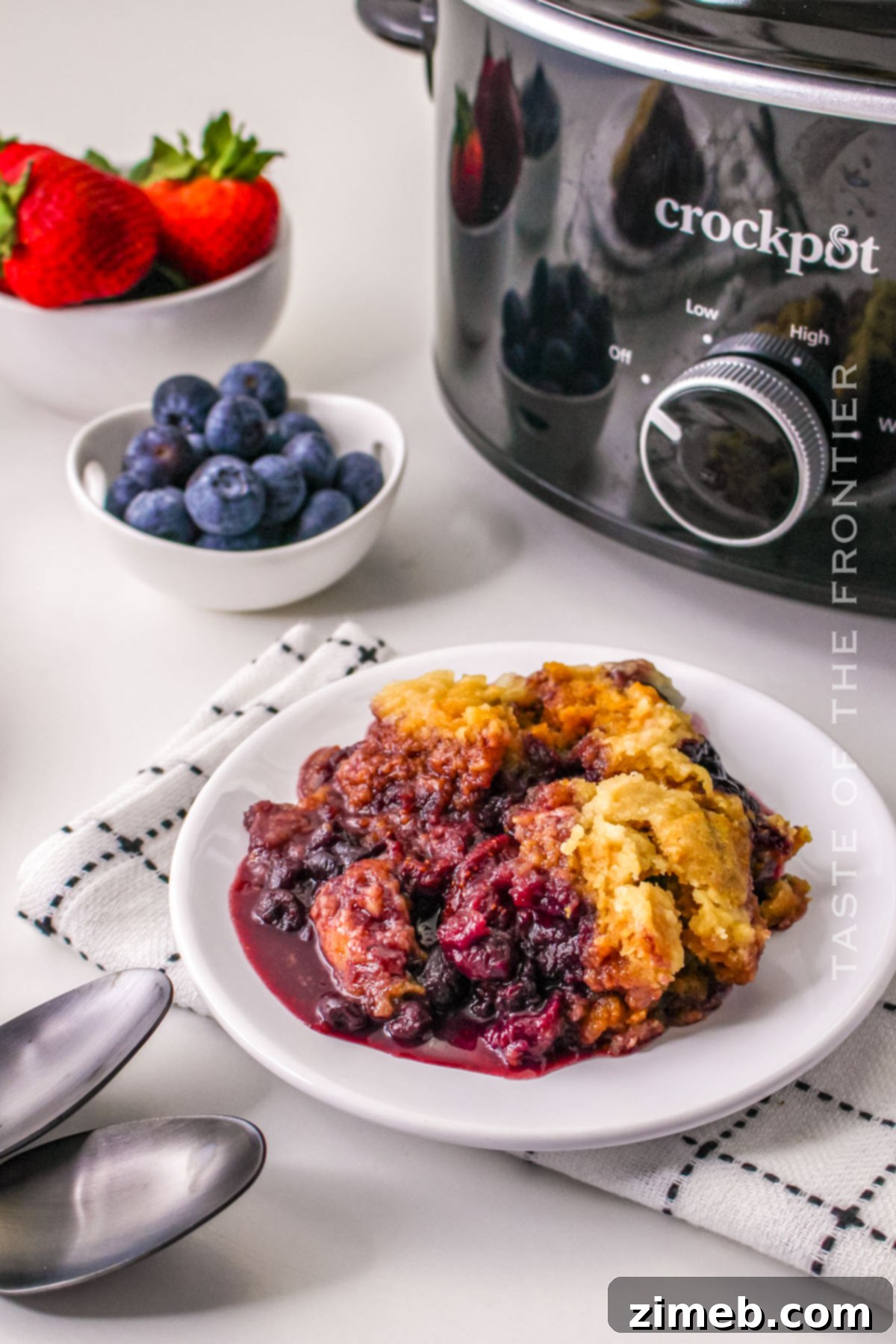 slow cooker summer dessert