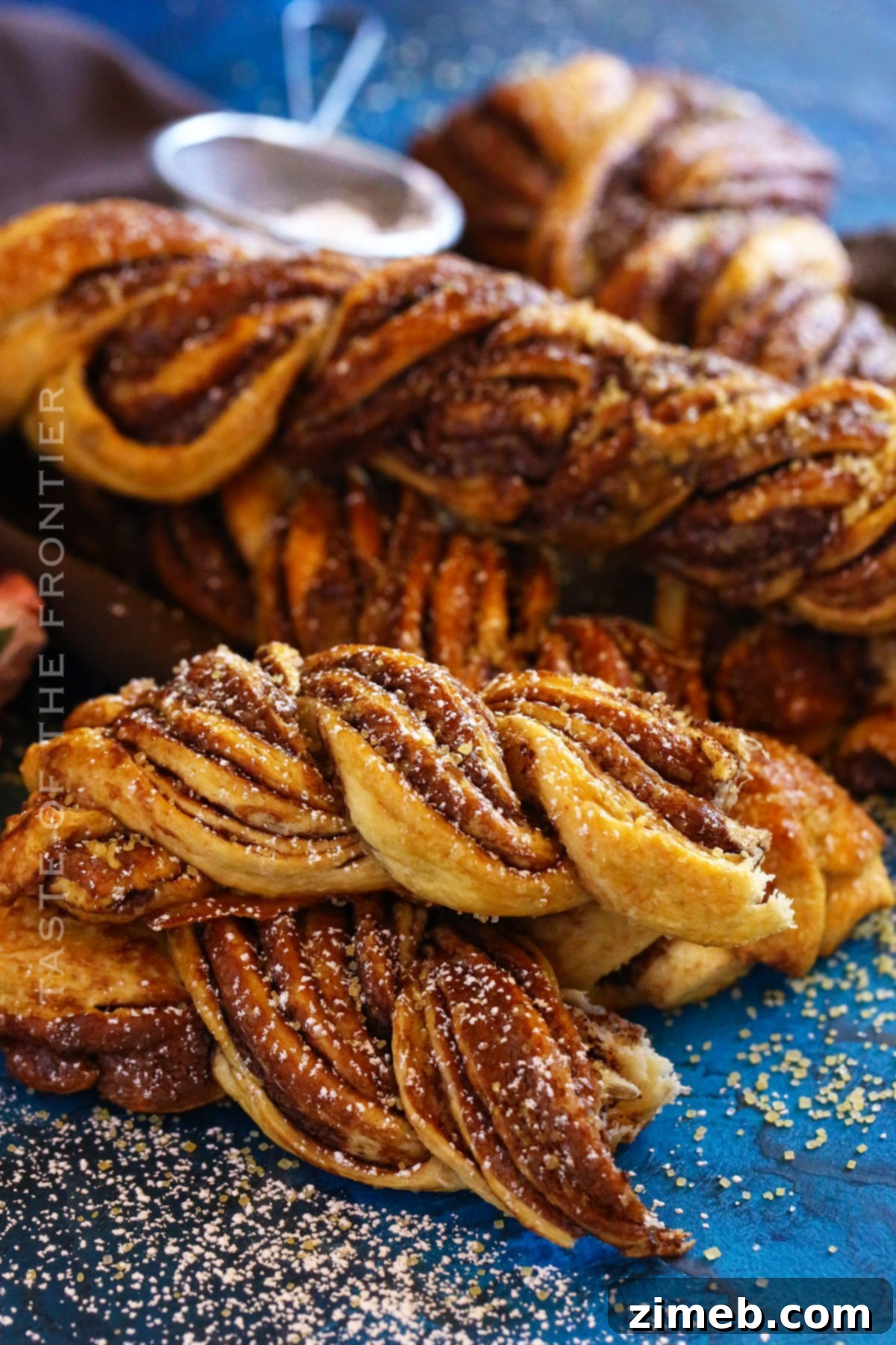 Flaky Chocolate Twist Pastries