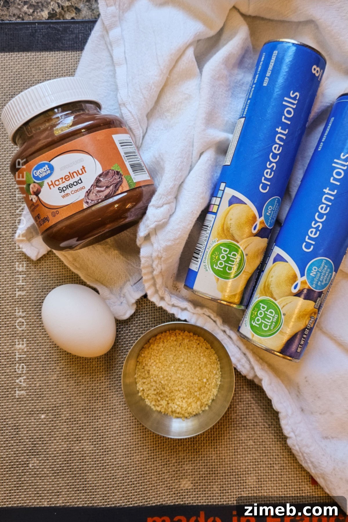 Simple Chocolate Twist Ingredients