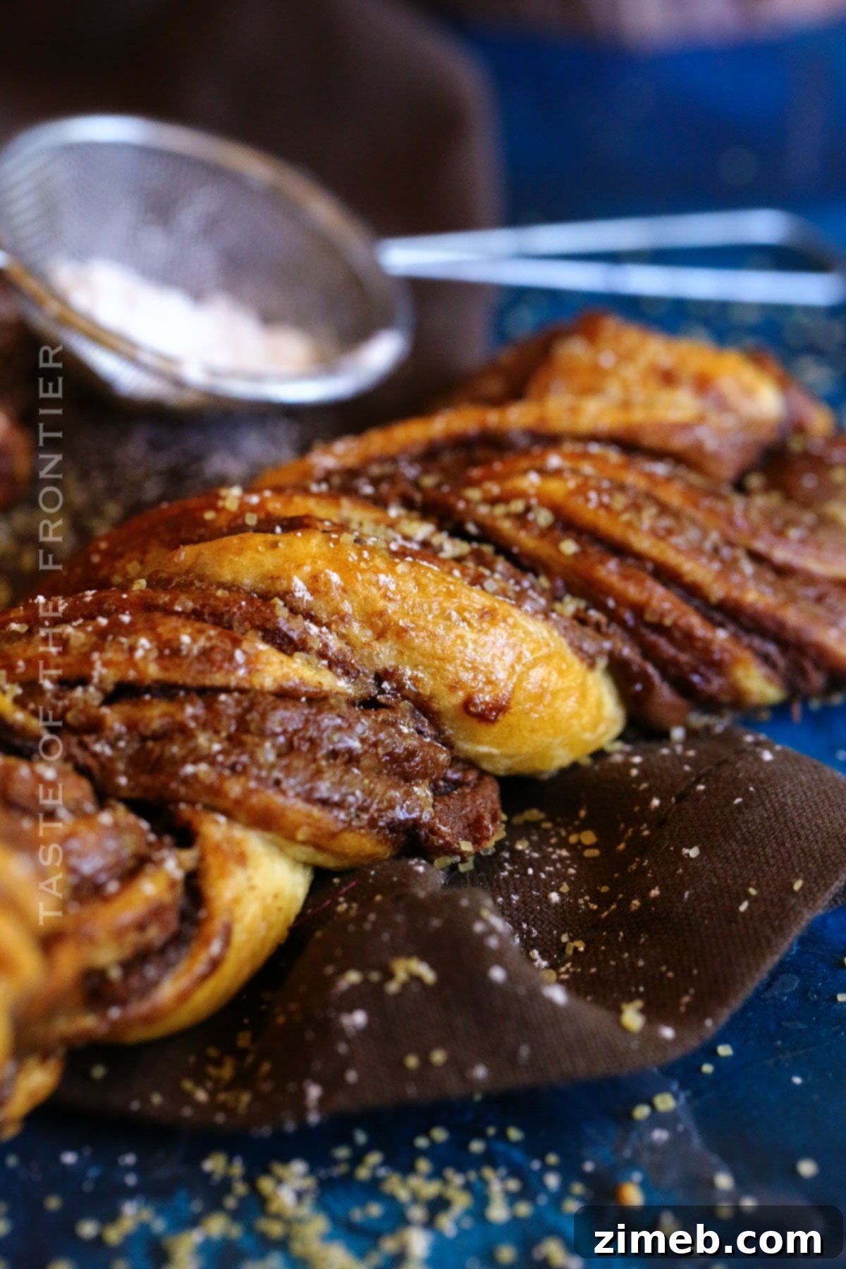 Pastry with Chocolate Filling