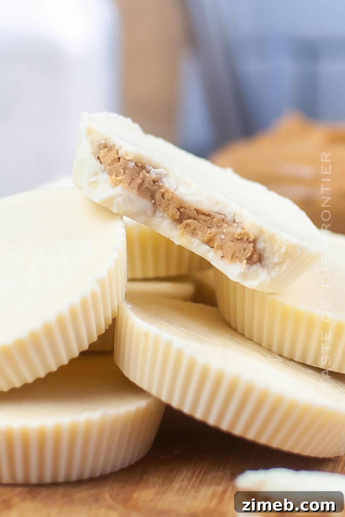 White Chocolate Peanut Butter Bliss 2 Homemade White Chocolate Peanut Butter Cups: Simple and Easy Recipe