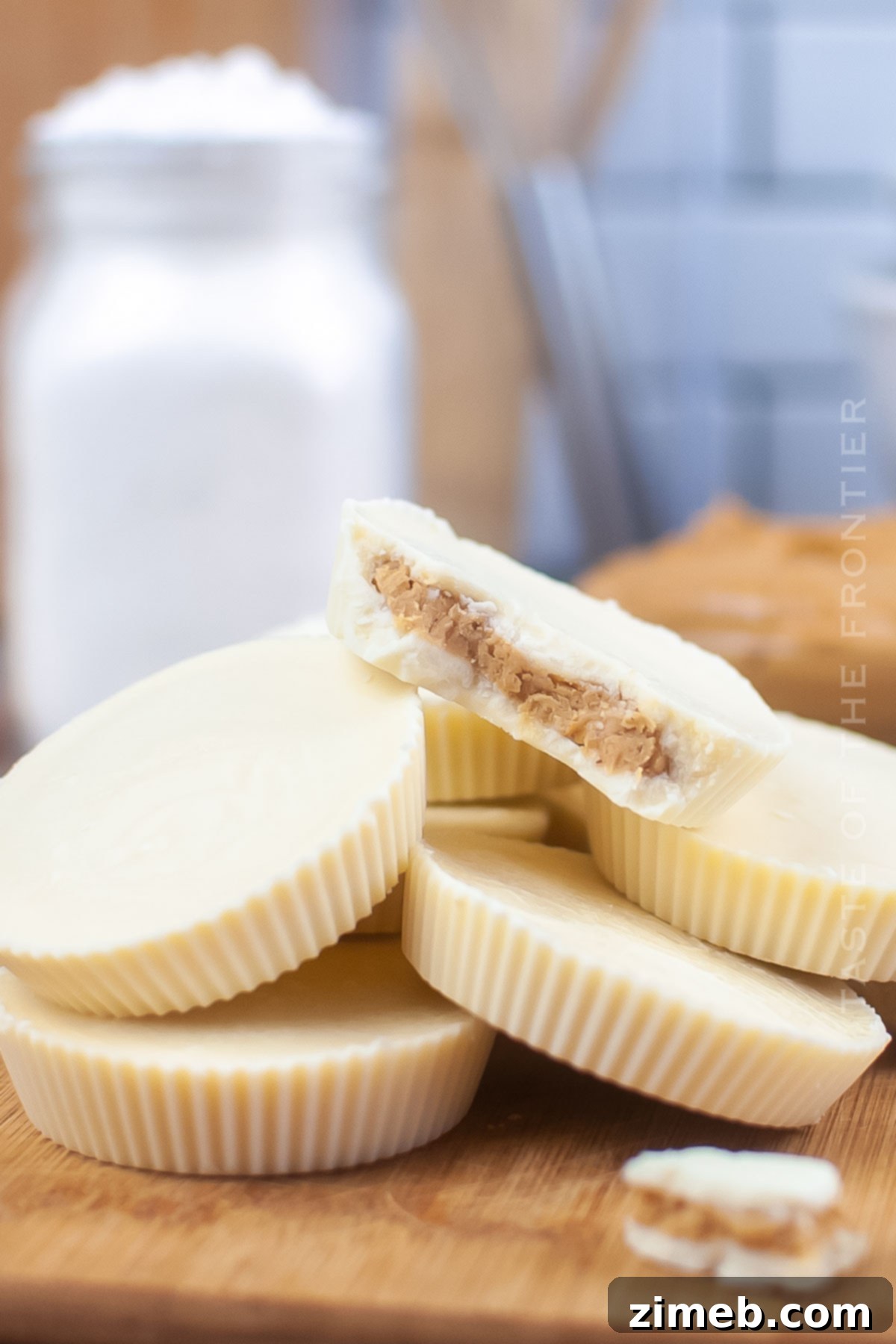 White Chocolate Peanut Butter Bliss 13 Copycat Peanut Butter Cups: Delicious White Chocolate Version