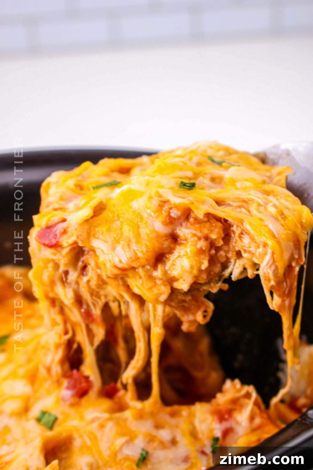 Delicious Crockpot Chicken Enchilada Casserole Recipe