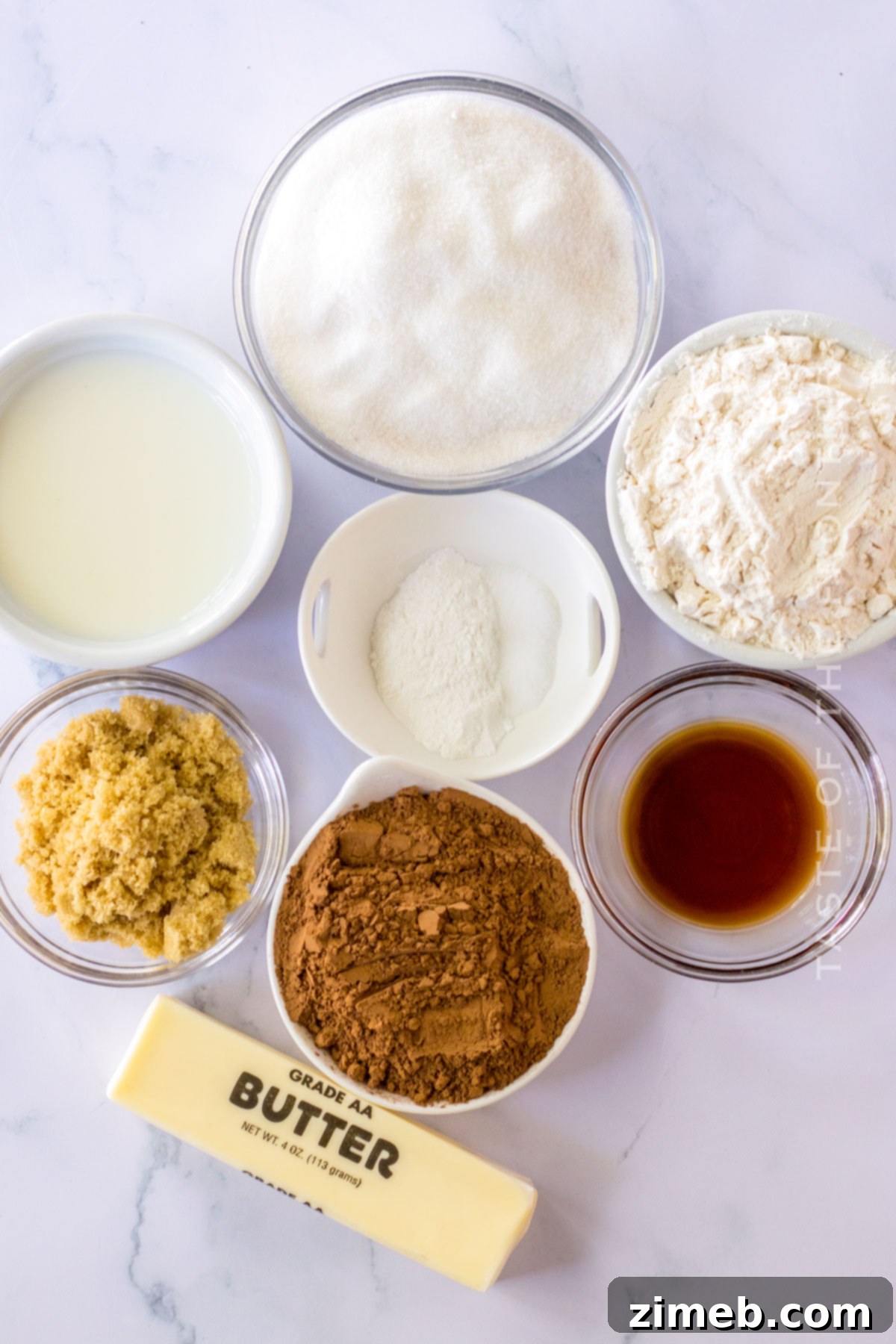 hot fudge Pudding Cake ingredients