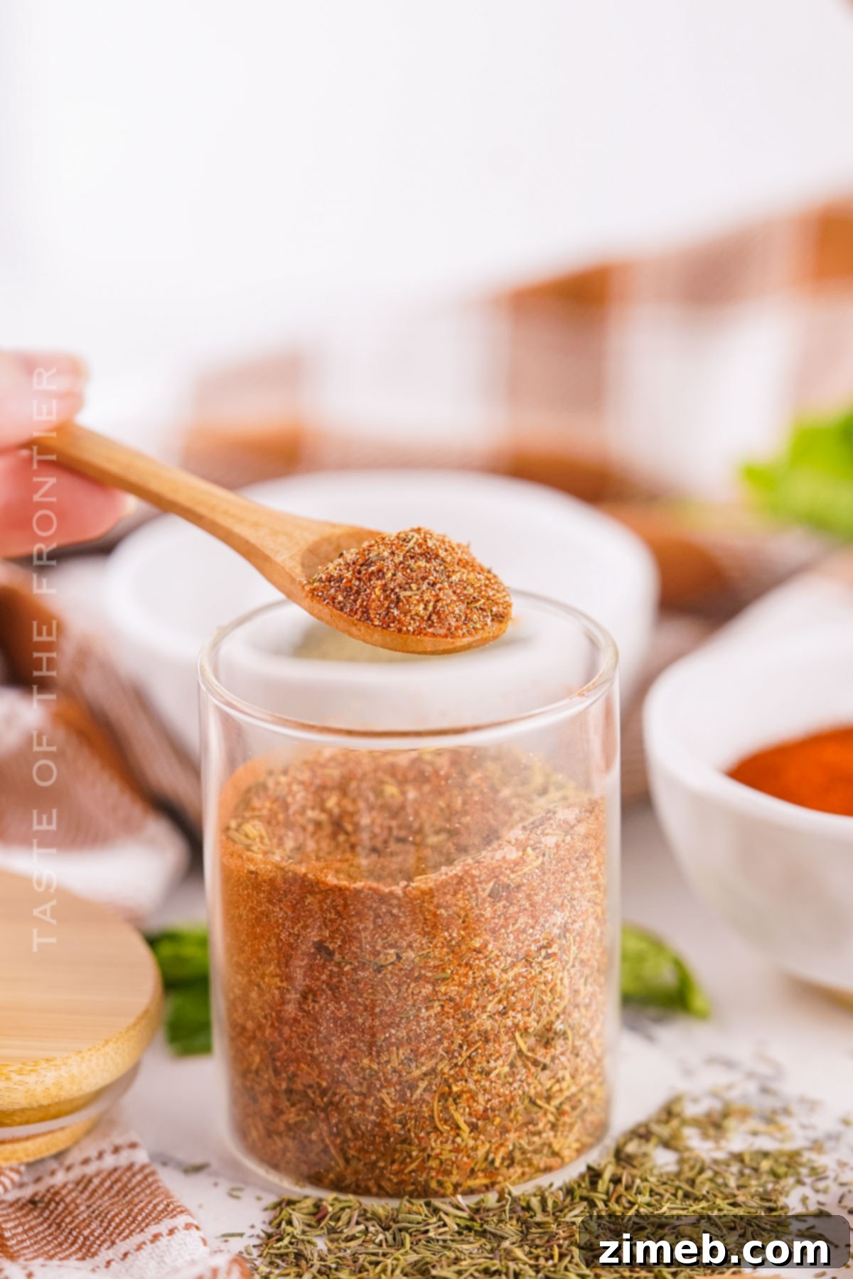 Homemade turkey rub seasoning blend