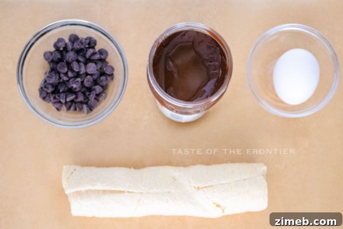 Nutella Crescent Roll ingredients