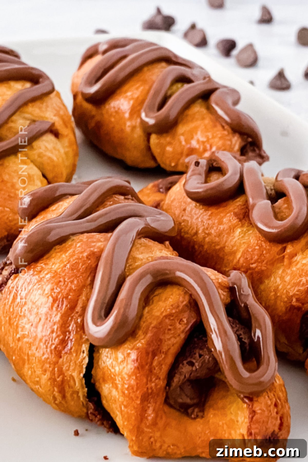 chocolate hazelnut rolls