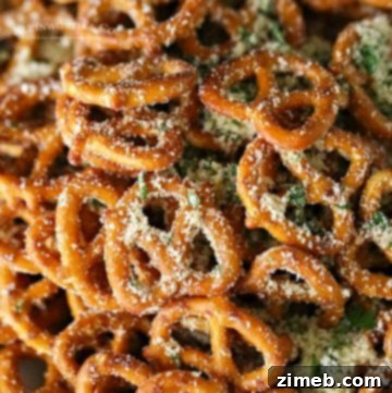 recipe for Garlic Parmesan Pretzels