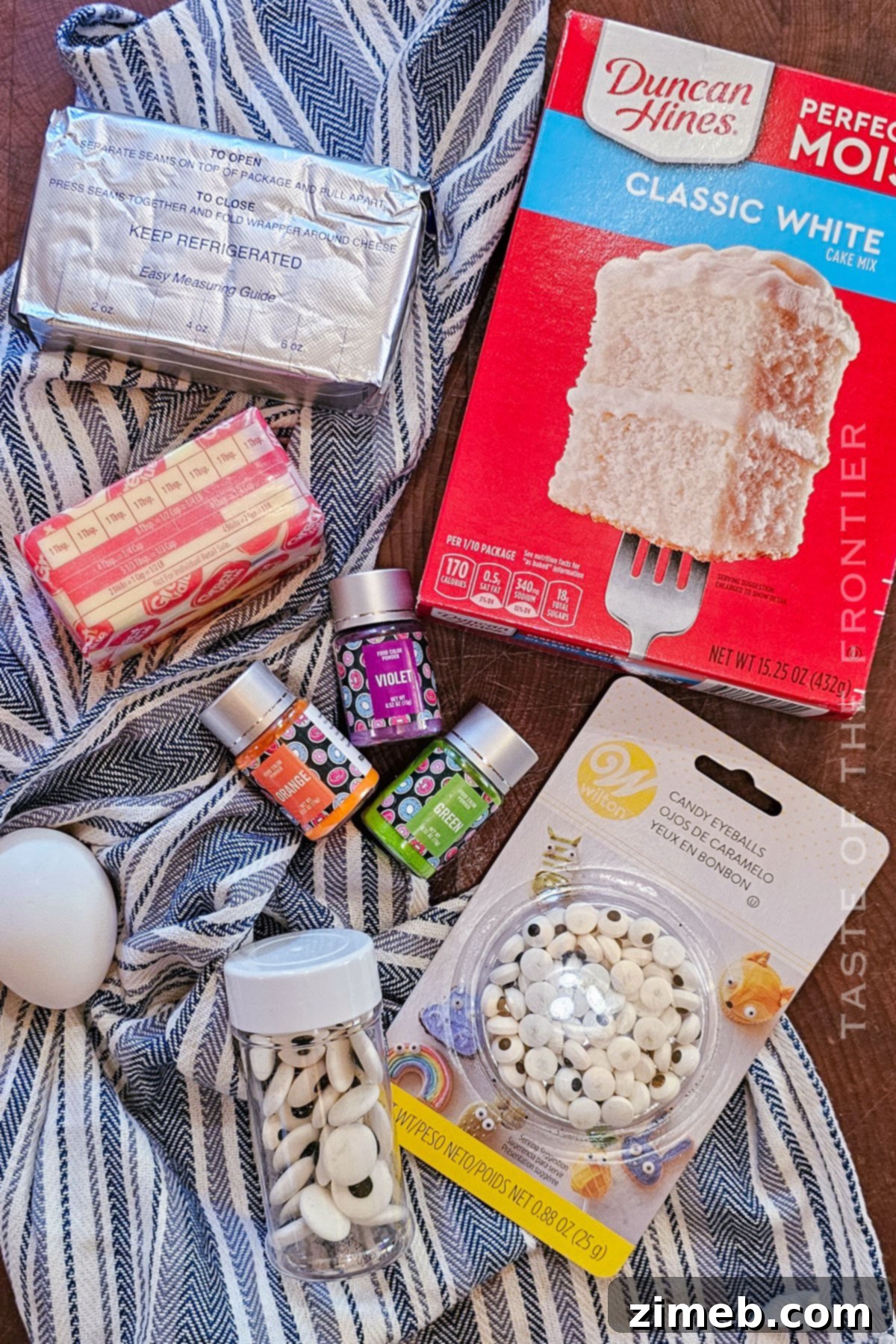 Monster Eyeball Cookie ingredients