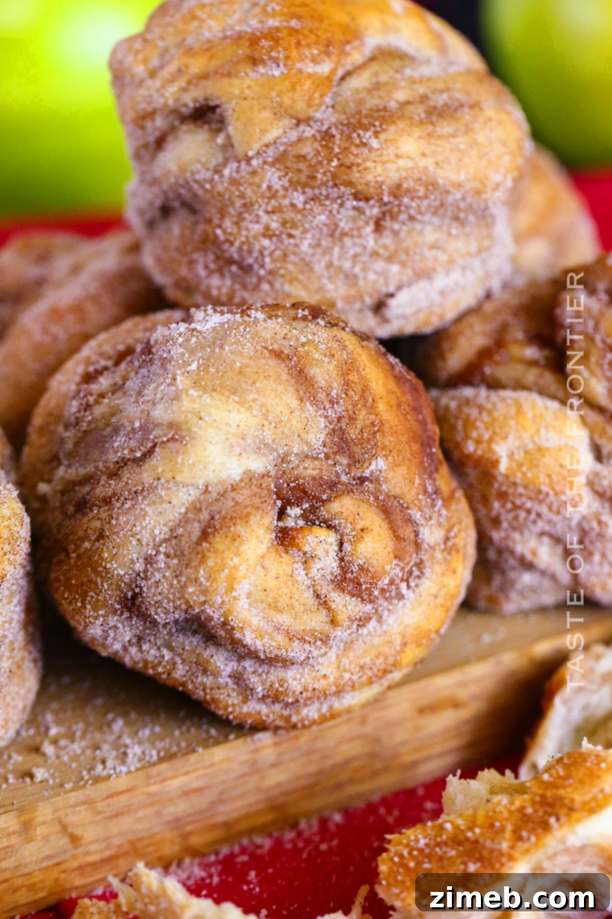 Fall breakfast spread featuring Apple Butter Cruffins
