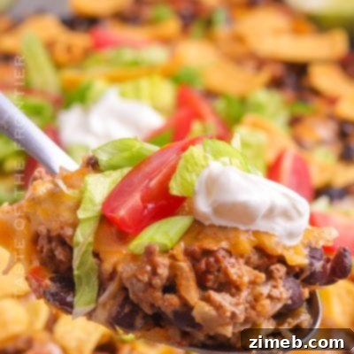 Walking Taco Casserole