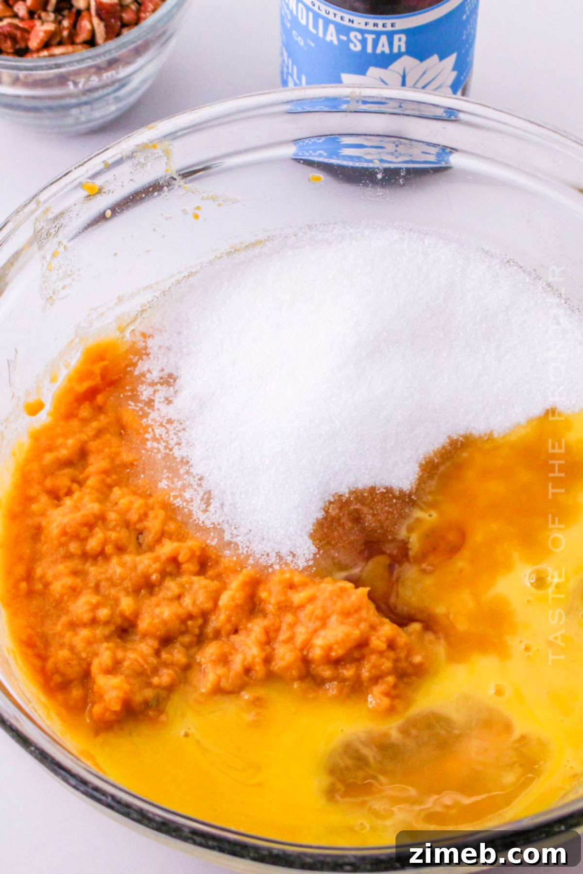 how to make Sweet Potato Casserole with Canned Yams step-by-step