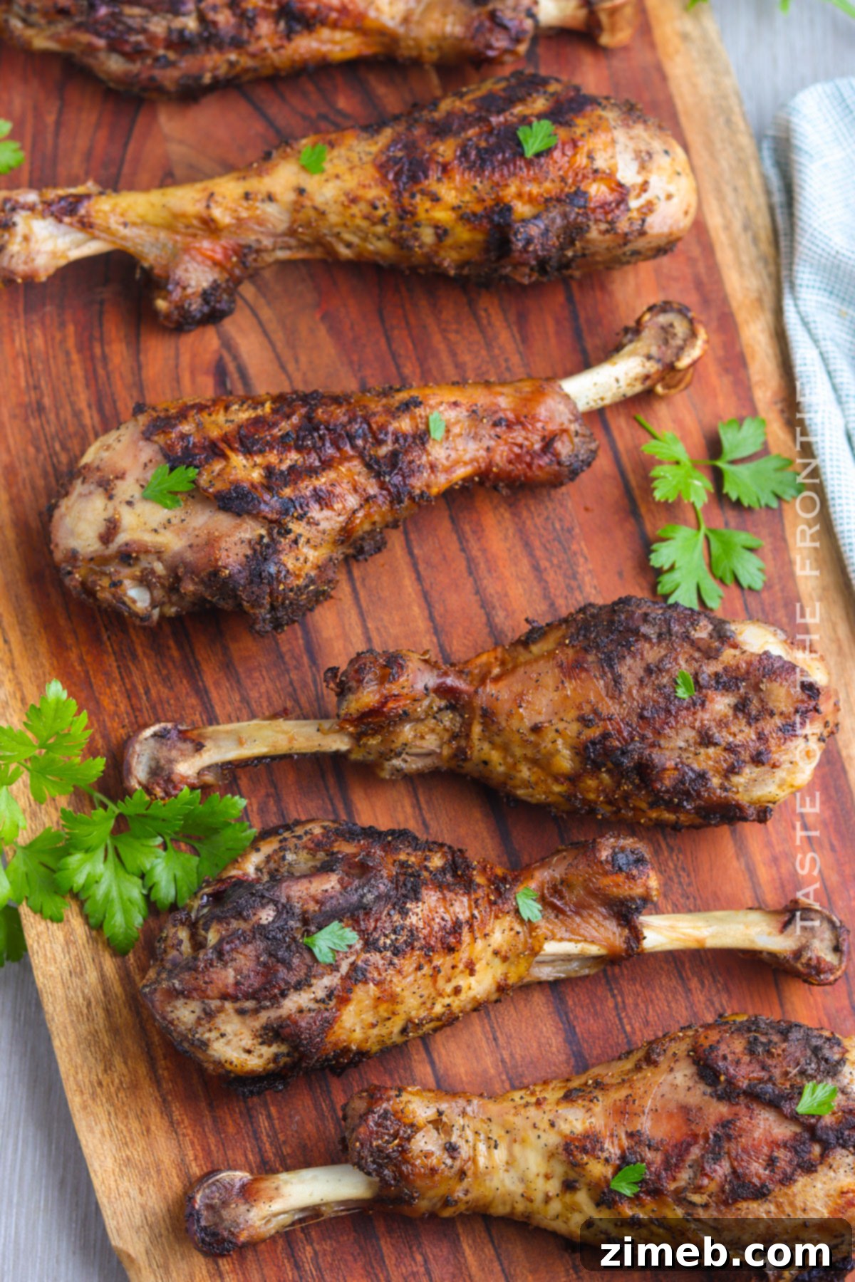 Grilled Turkey Legs recipe