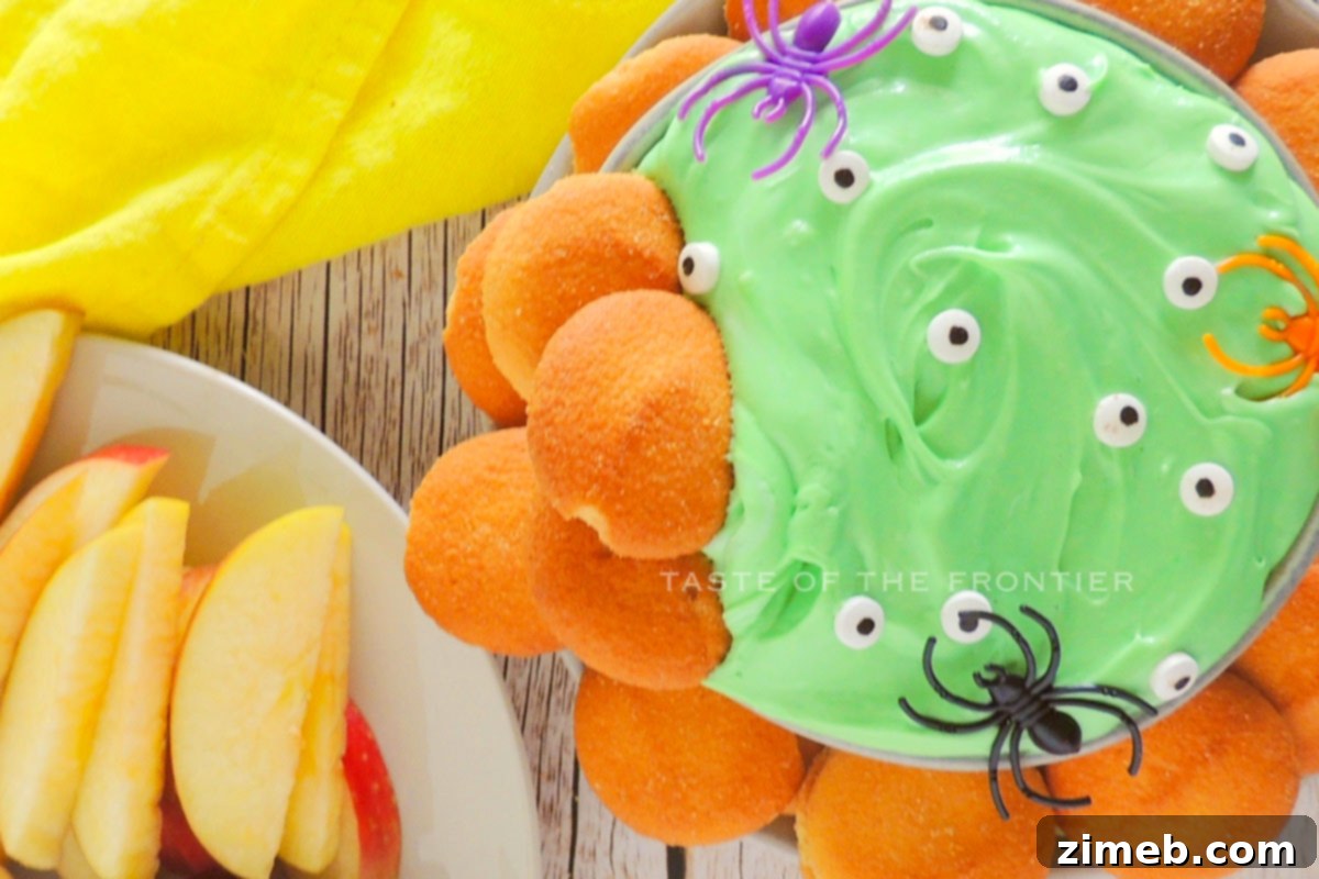 Witch's Brew Dessert Dip 3 no bake treats for kids
