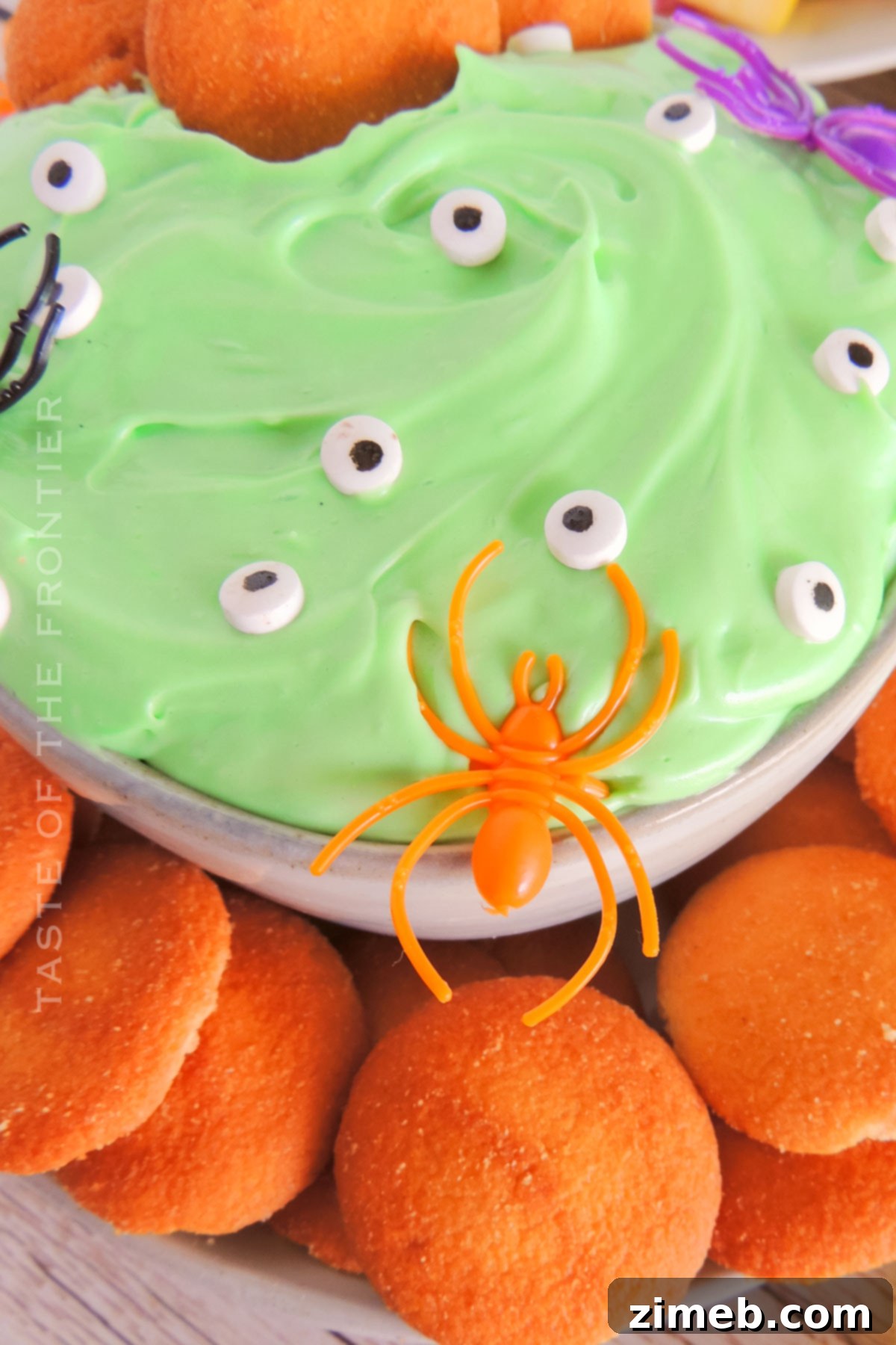 Witch's Brew Dessert Dip 6 eyeball dip for Halloween