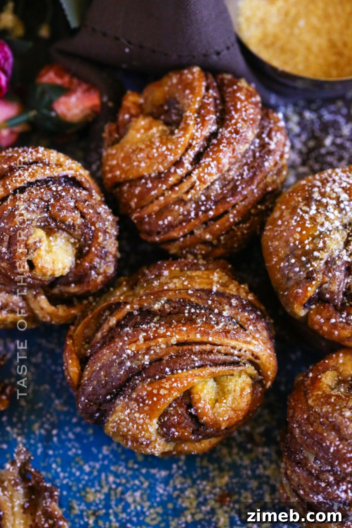 Irresistible Nutella Cruffins - The ultimate flaky breakfast treat for sweet cravings