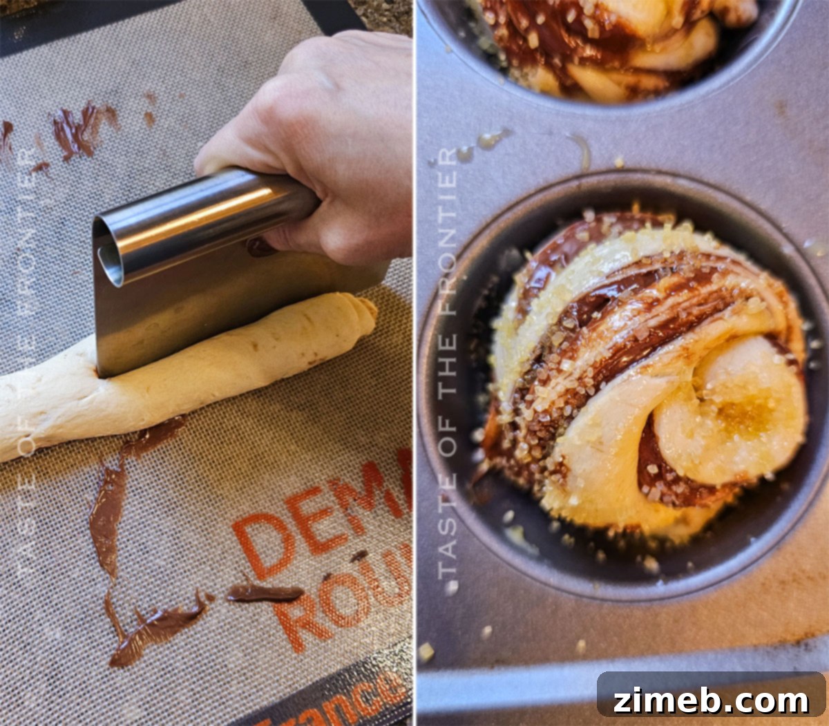 How to make Nutella Cruffins - step-by-step guide for homemade pastries