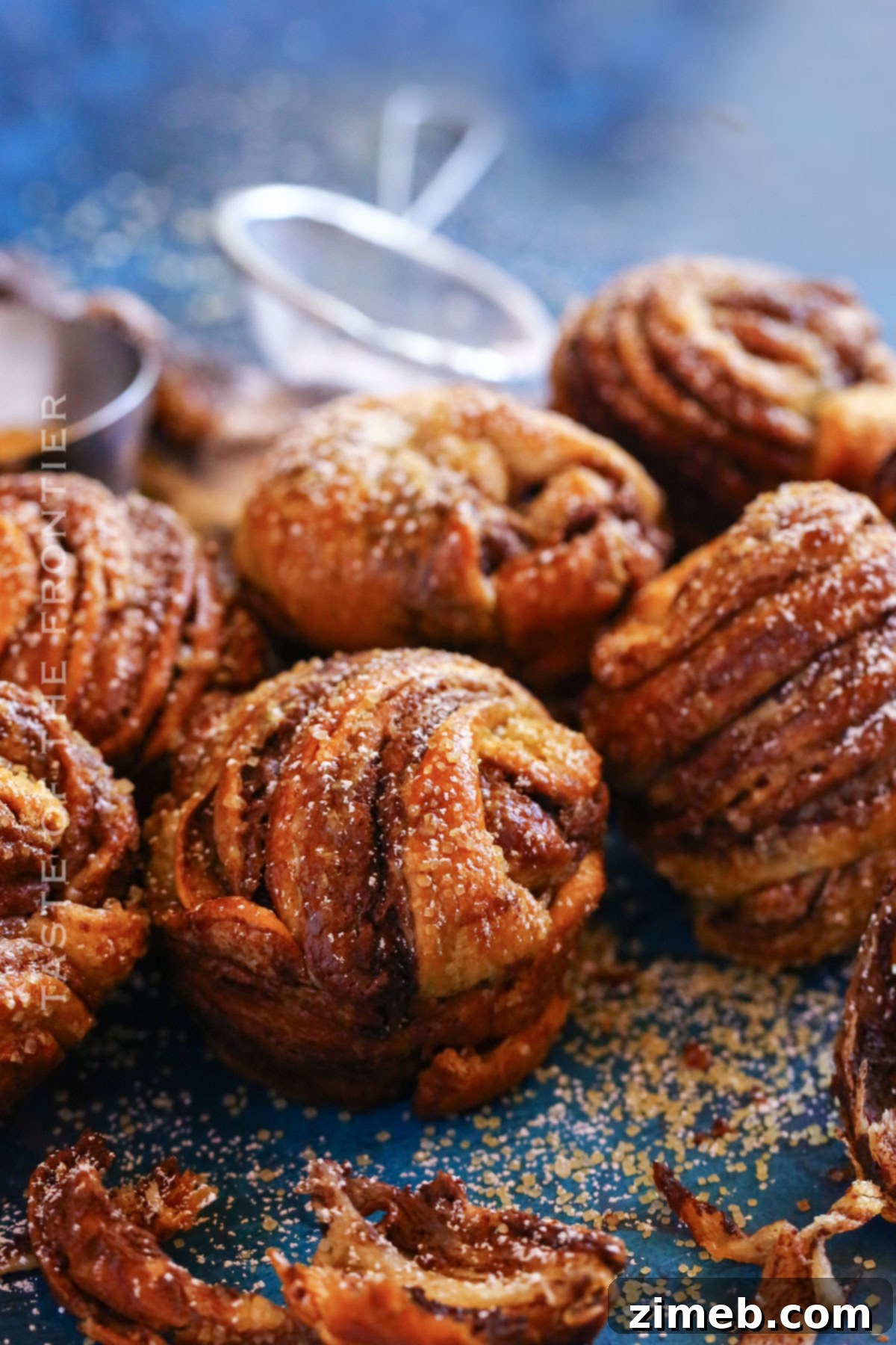Nutella Cruffins for a festive holiday breakfast or treat