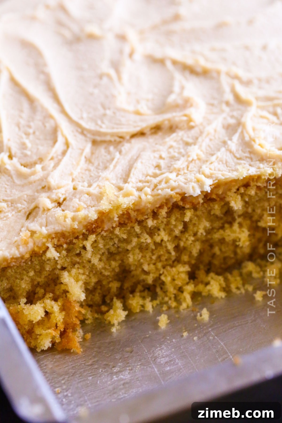 Butterscotch Bliss 3 9x13 single layer cake