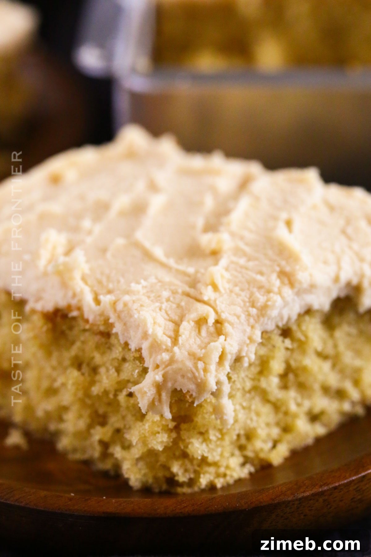 Butterscotch Bliss 7 Slice of Butterscotch Cake