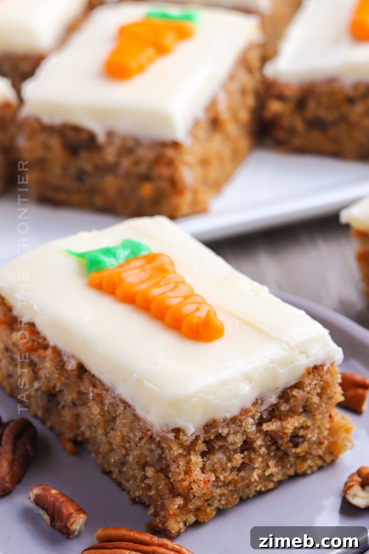 Carrot Cake Bars with Cream Cheese Frosting - A delightful dessert perfect for any occasion.