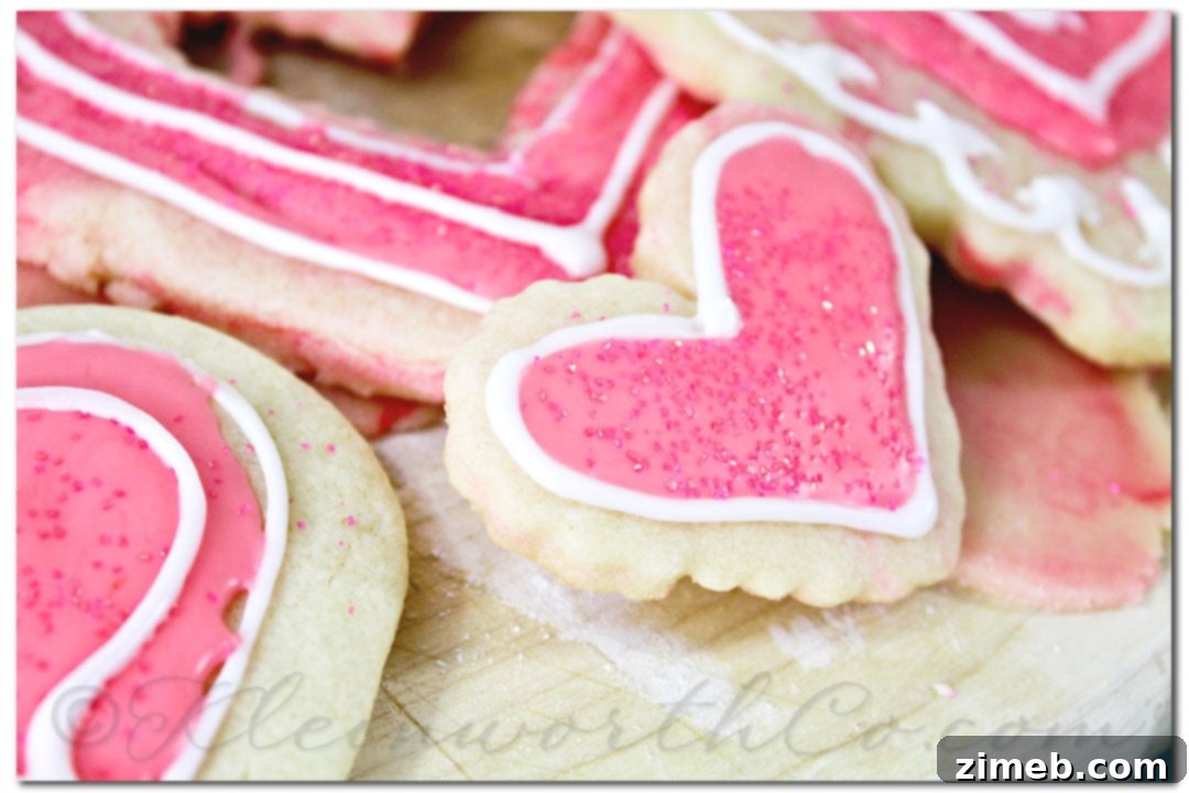 Love-Struck Swirl Cookies 4 Whimsical Marbled Valentine Cookies, sugar cookies