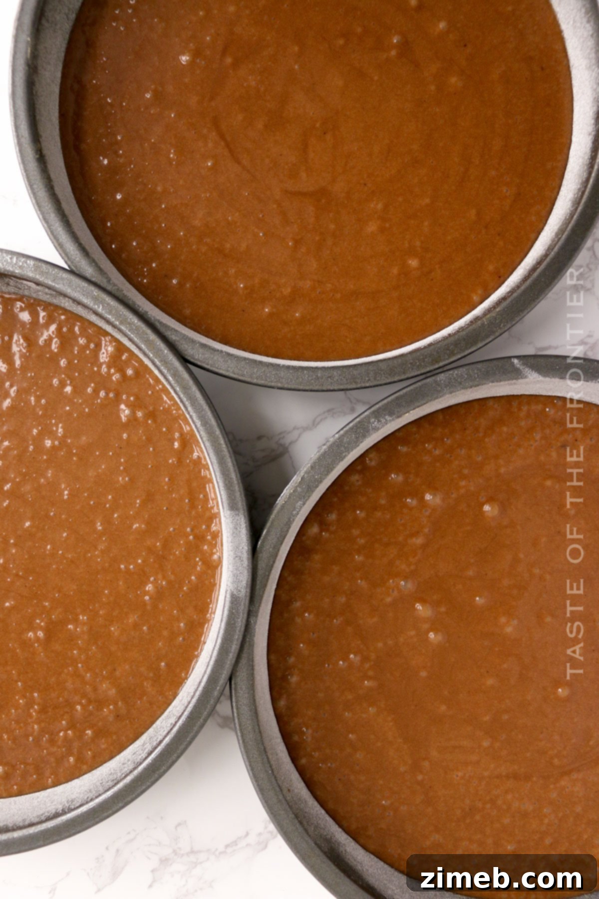 Unadorned Chocolate Delight 6 ready to bake