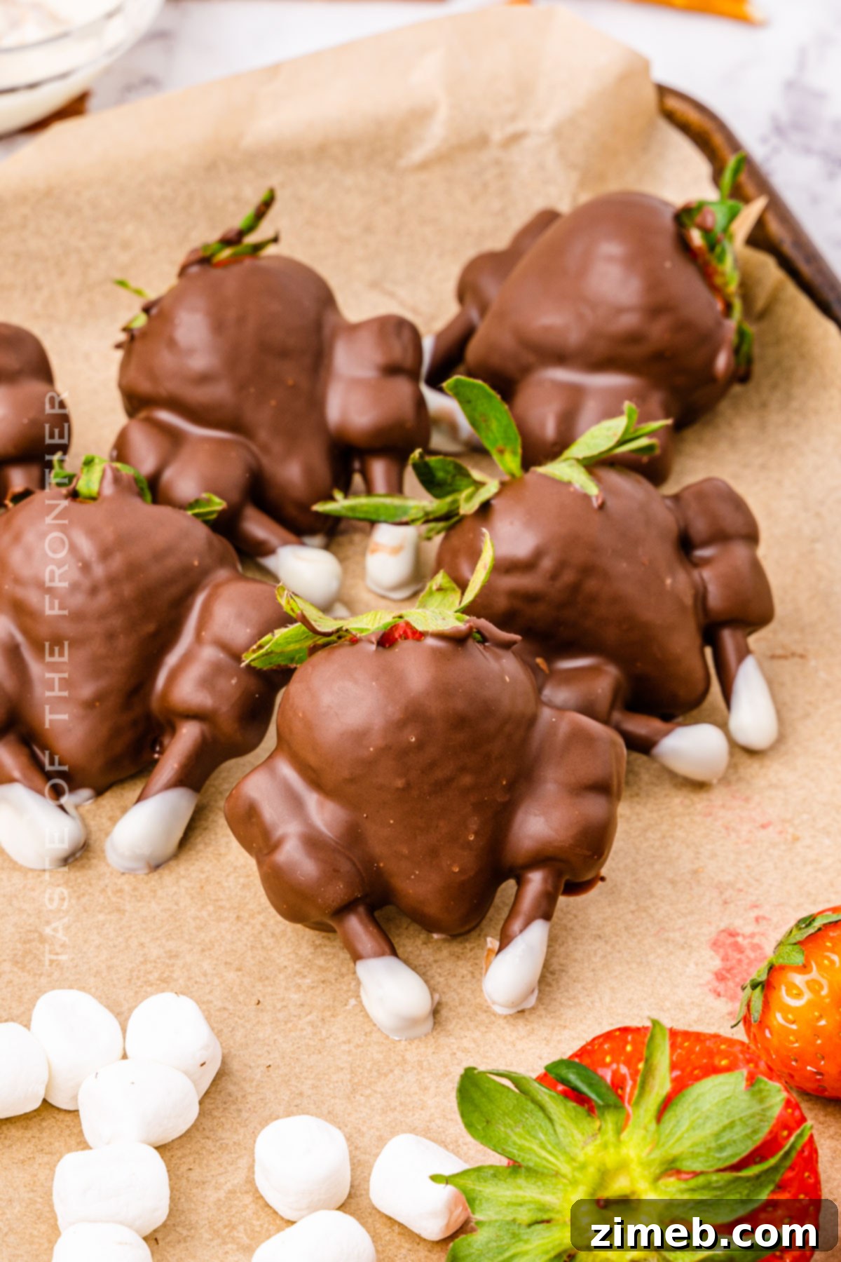 Choco-Berry Gobblers 15 Homemade chocolate covered strawberries