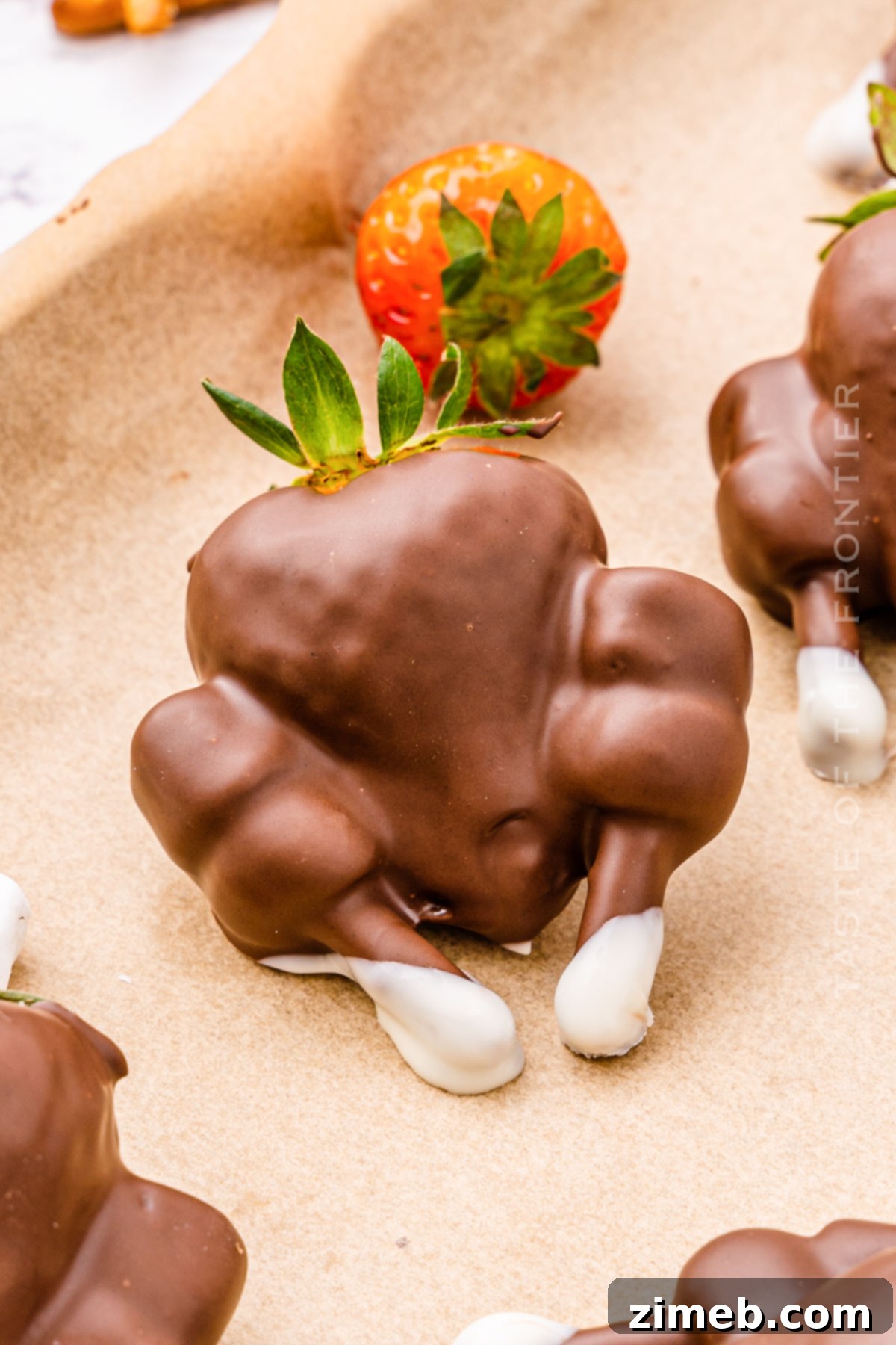 Choco-Berry Gobblers 16 Easy Chocolate Covered Strawberry Turkey recipe