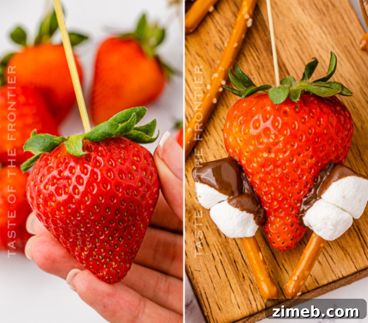 Choco-Berry Gobblers 6 Step-by-step guide to making Chocolate Covered Strawberry Turkeys