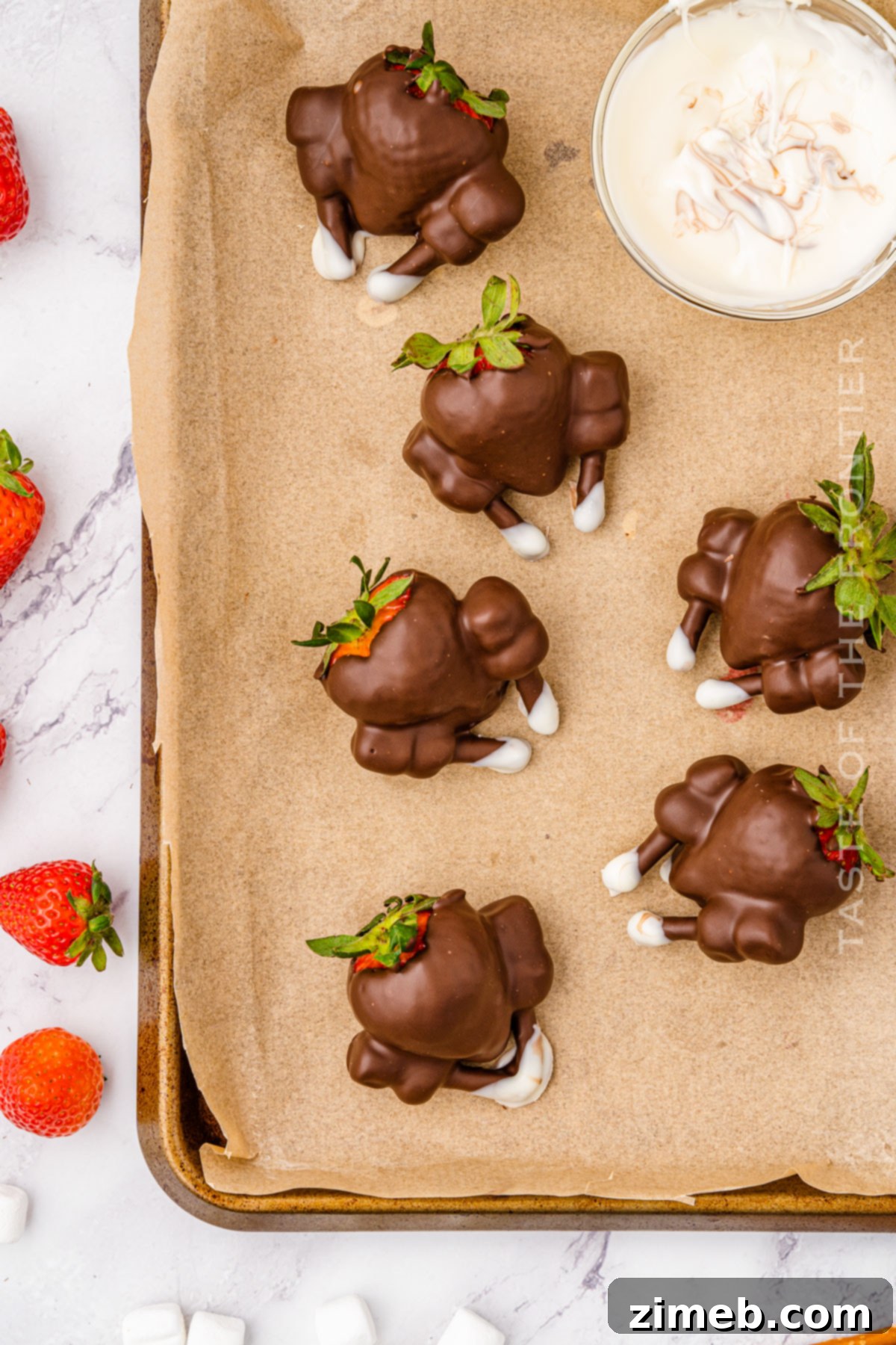 Choco-Berry Gobblers 8 Cute Thanksgiving Treats for the Holiday Table