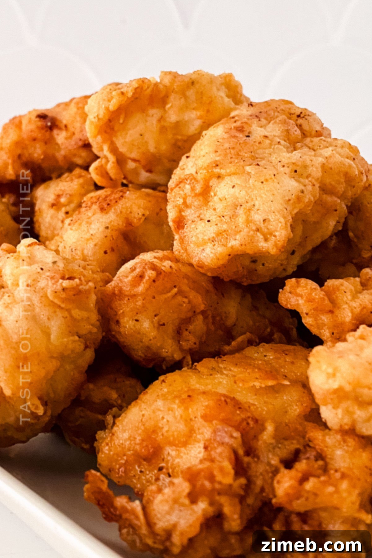 Perfectly Crispy Homemade Chicken Nuggets 2 Delicious homemade Chick-fil-A style chicken nuggets on a plate ready to be served
