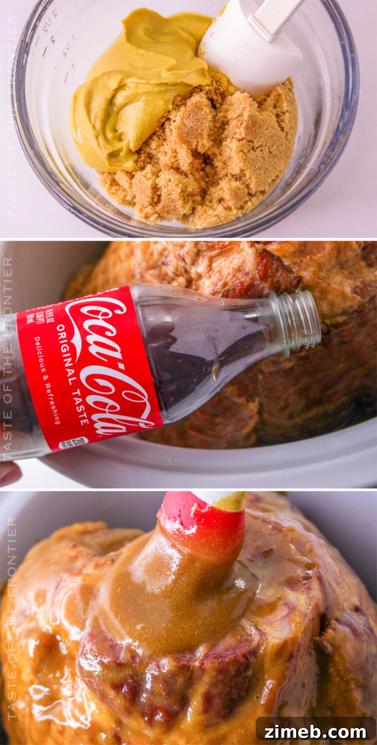 Coca-Cola Raw 5 How to make Coca-Cola Ham, step-by-step cooking guide