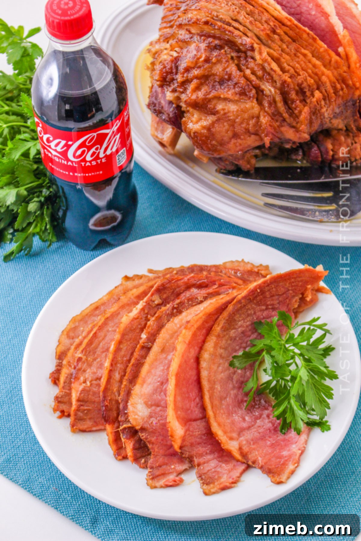 Coca-Cola Raw 7 Easy holiday recipe in the slow cooker, featuring Coca-Cola Ham