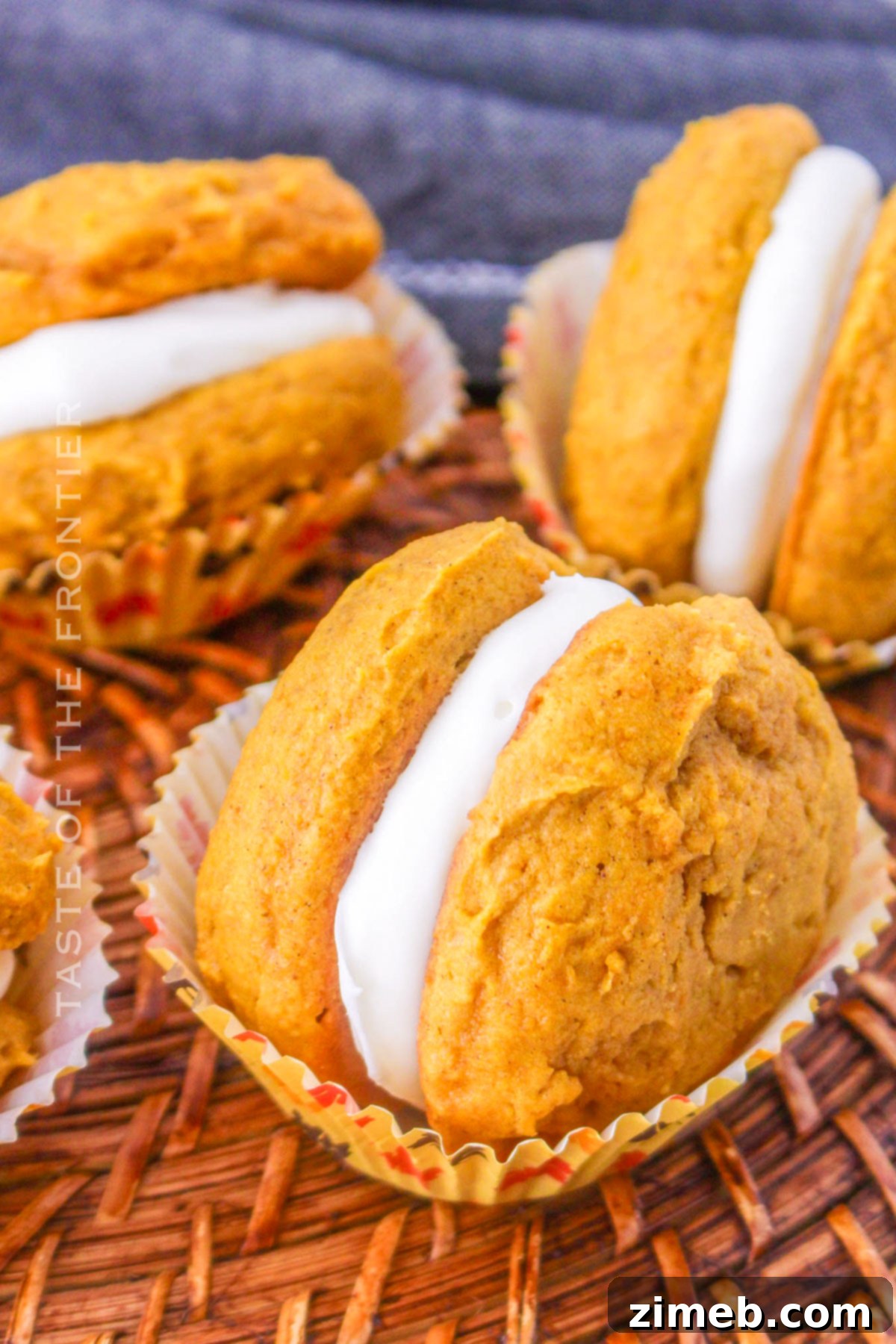 Soft & Spiced Pumpkin Whoopie Pies 15 fall sandwich cookie recipe