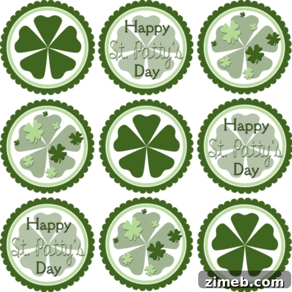 St. Patty's Day Cupcake Jars & Free Printable St. Patty's Day Cupcake Jars & Free Printable