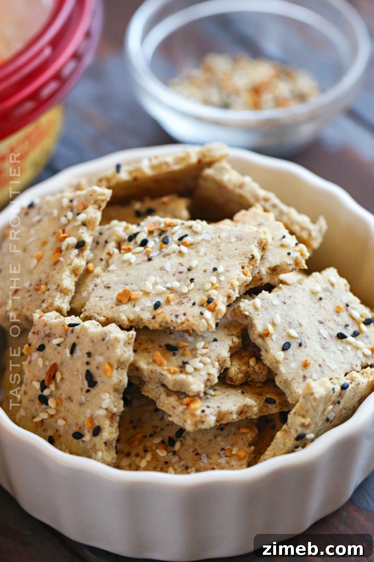 Homemade Almond Flour Crackers