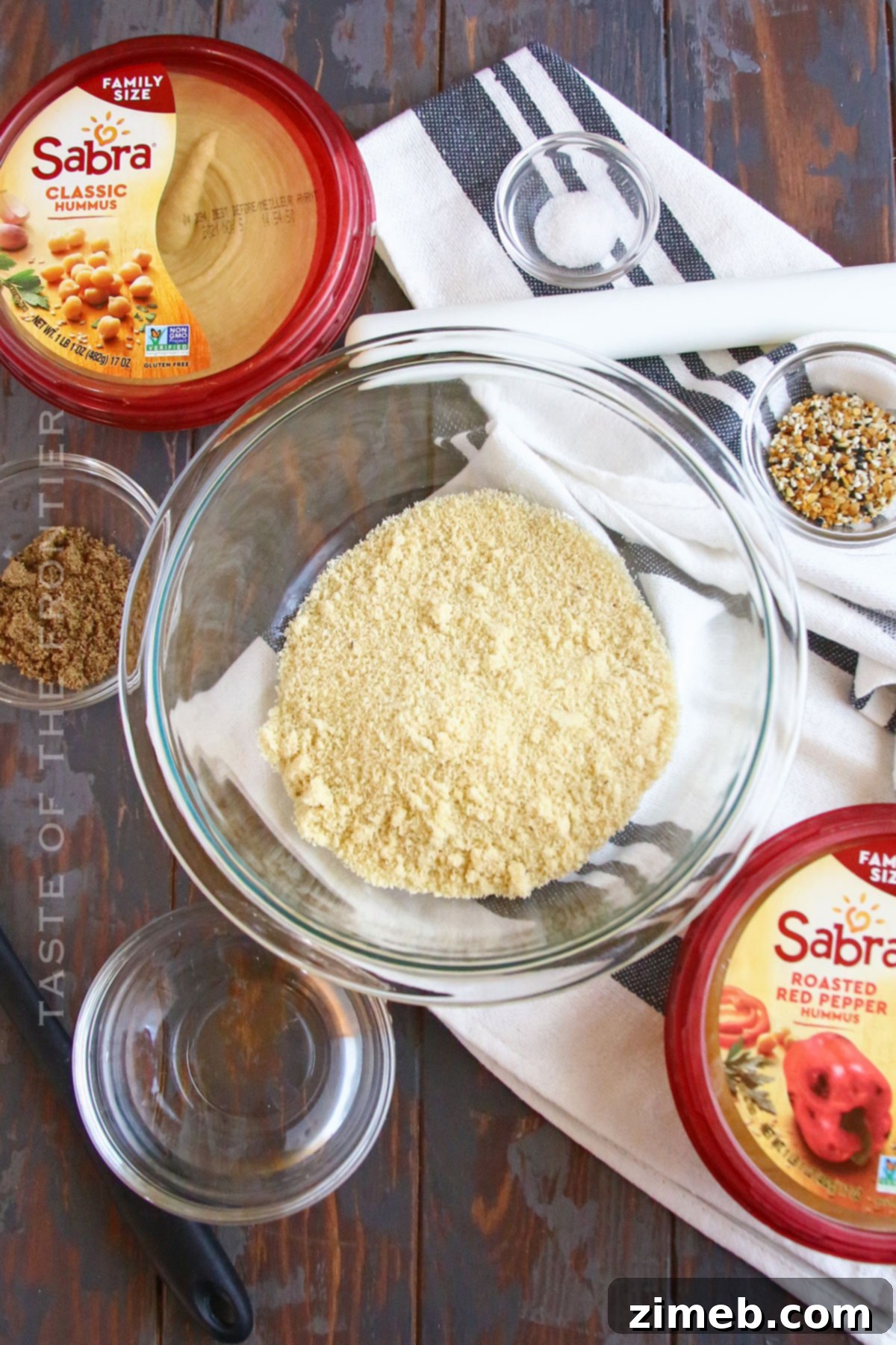 Almond Flour Cracker ingredients
