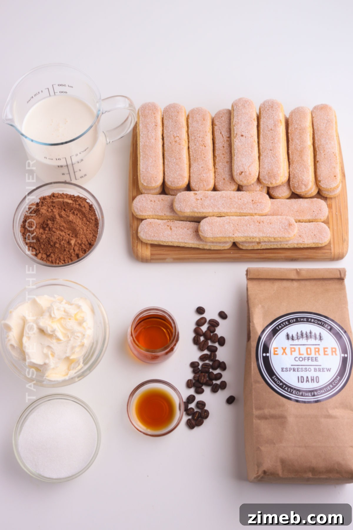Tiramisu Ingredients