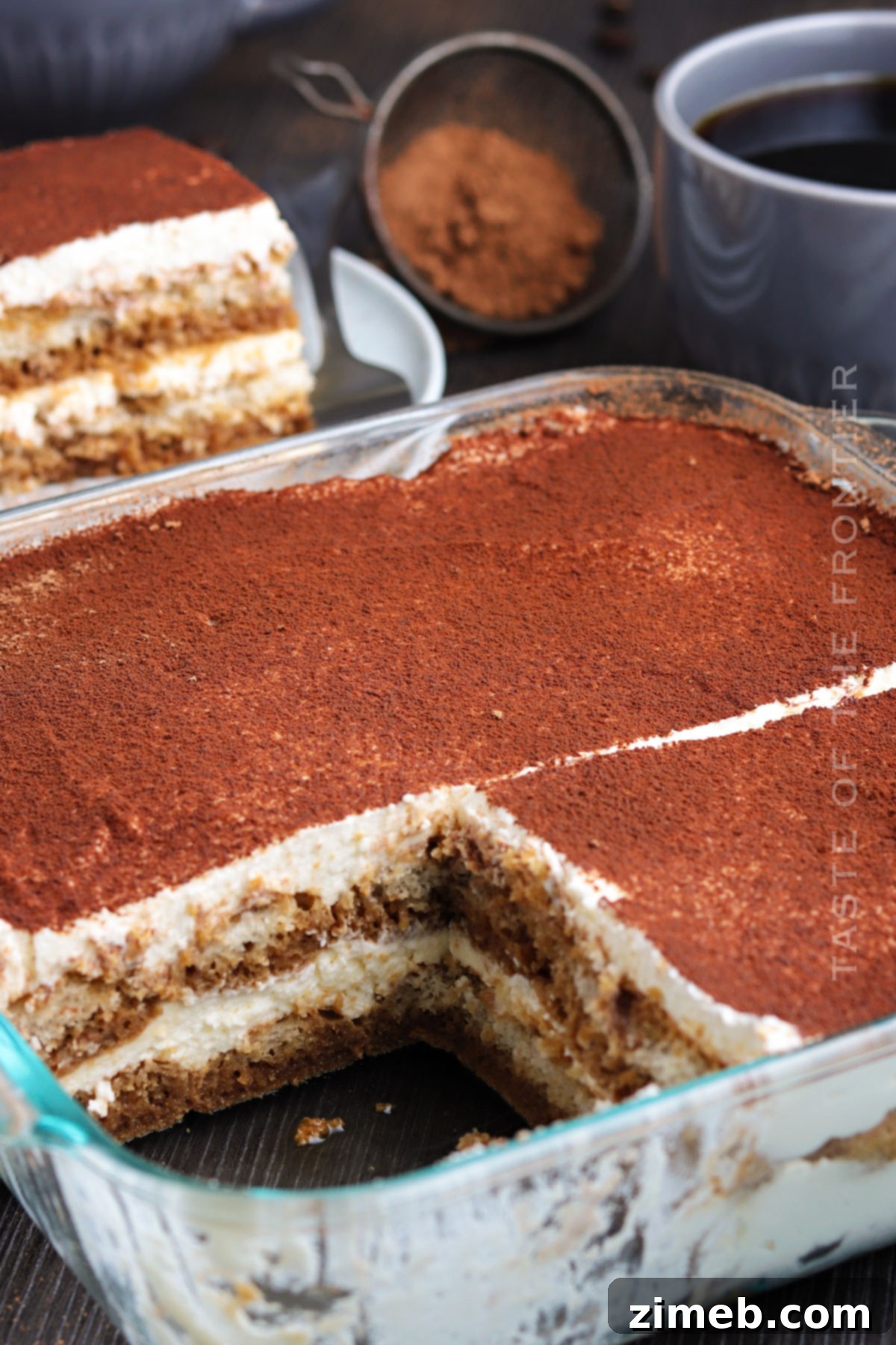 no bake dessert with espresso