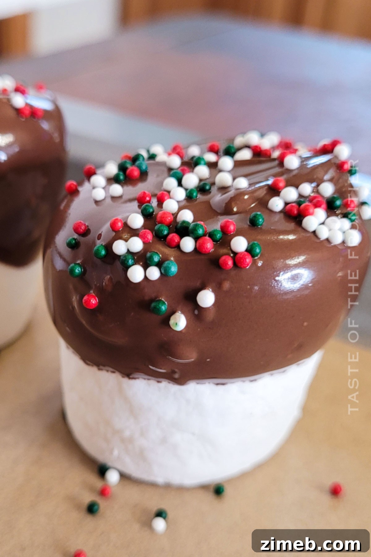 adding the sprinkles