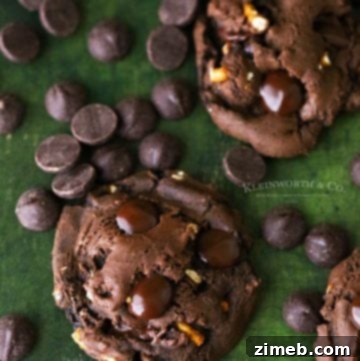 Recipe for Pretzel Brownie Cookies