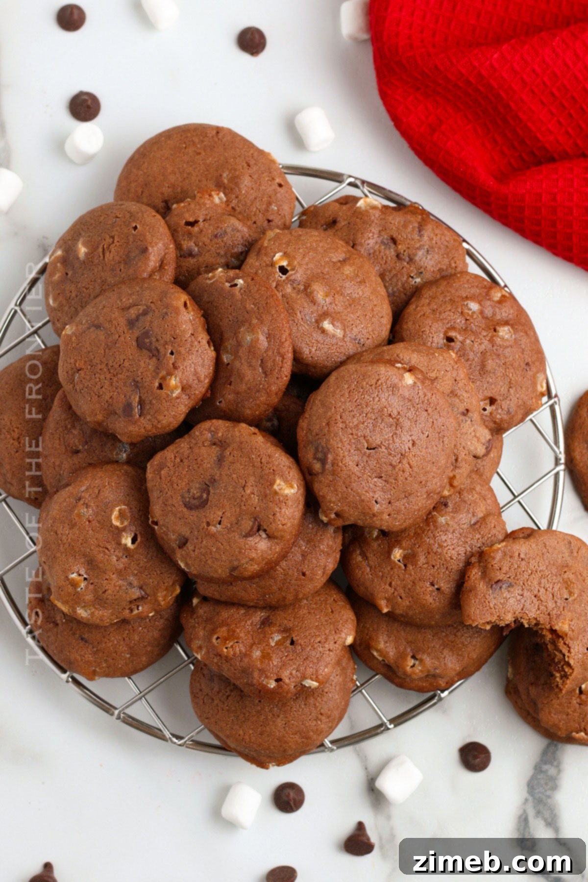 Hot Chocolate Cookies, perfect for Santa