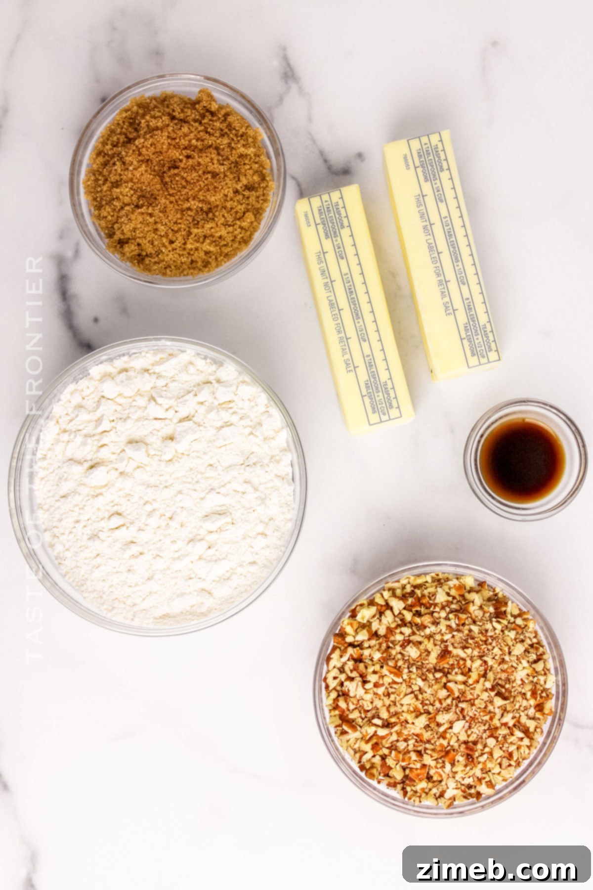 Melt-in-Your-Mouth Pecan Sandies Cookie Recipe 4 Pecan Sandies Cookie ingredients