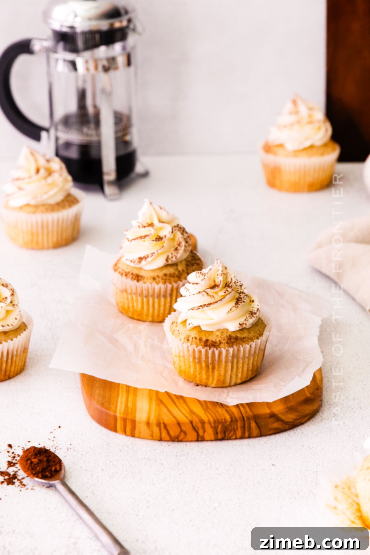 Espresso infused cupcakes