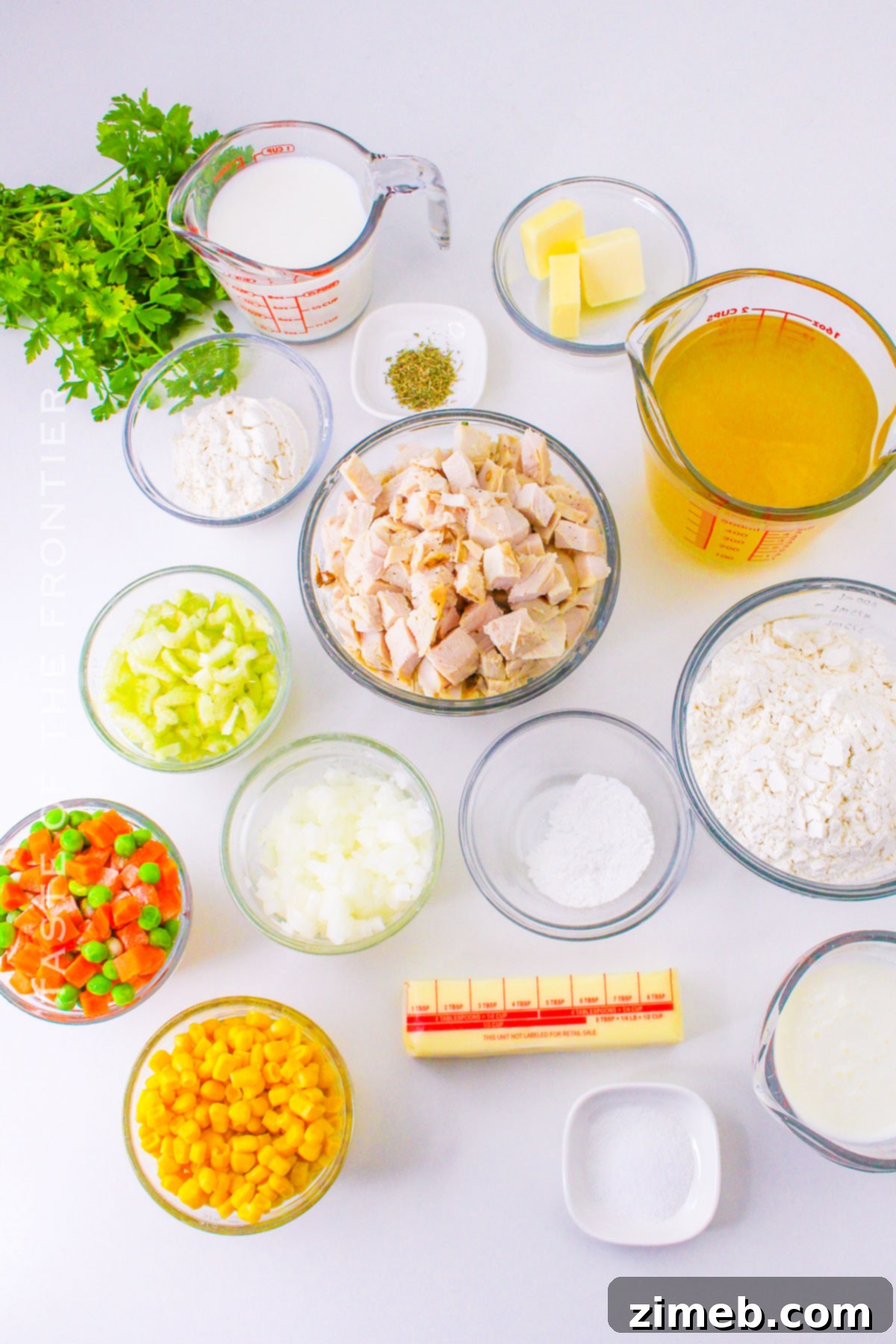 Hearty Turkey Pot Pie with Buttery Biscuits 4 Turkey Pot Pie with Biscuits ingredients
